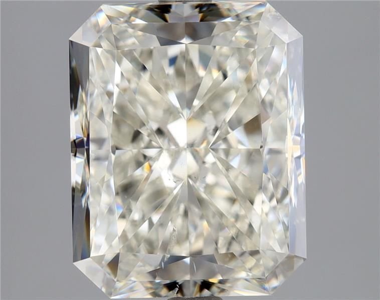 4.01ct J SI2 Very Good Cut Radiant Diamond