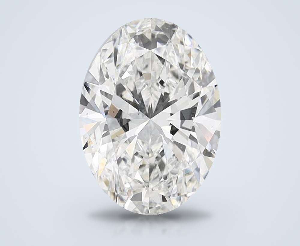3.72 Carat Oval Lab Diamond