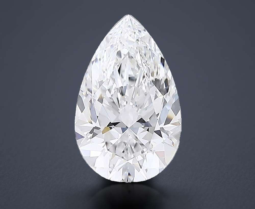 2.00 Carat Pear Lab Diamond