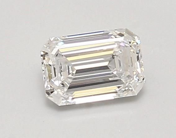 0.88ct D VVS2 Rare Carat Ideal Cut Emerald Lab Grown Diamond