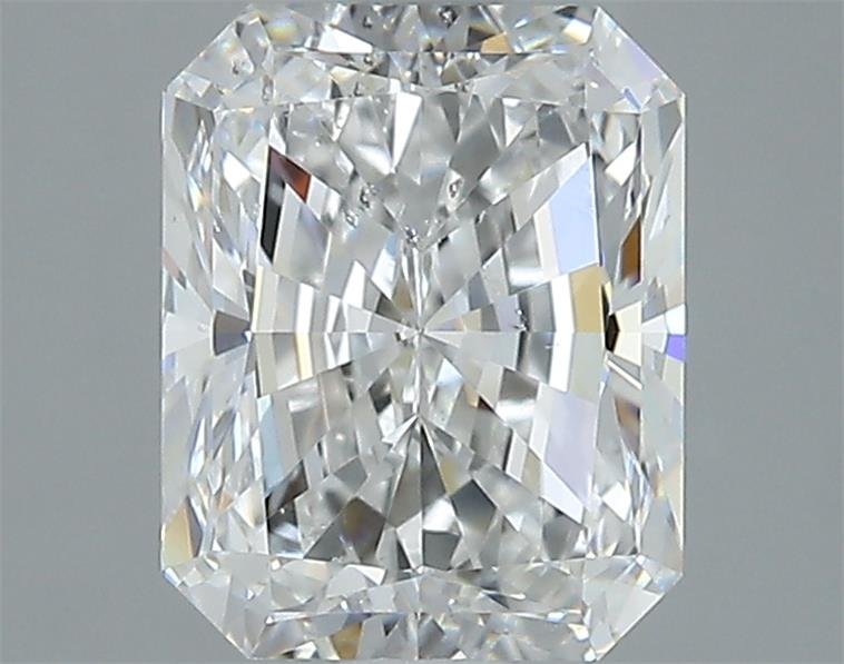 2.52ct E SI2 Rare Carat Ideal Cut Radiant Diamond