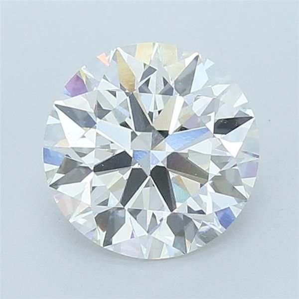 3.01ct F VS2 Rare Carat Ideal Cut Round Lab Grown Diamond