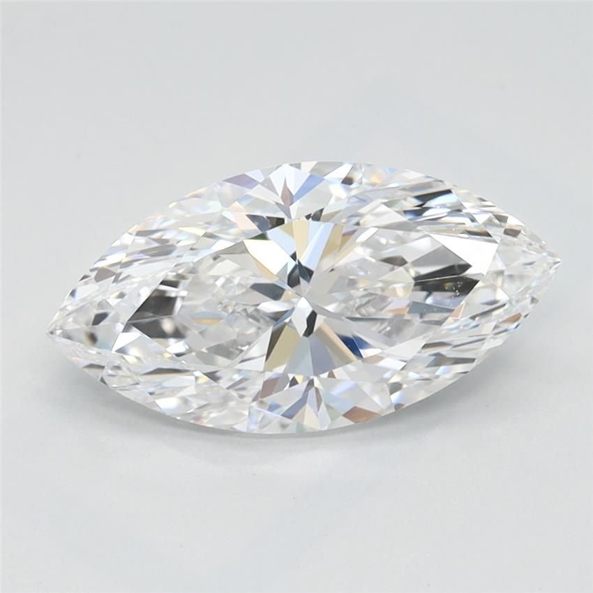 1.63ct D IF Very Good Cut Marquise Lab Grown Diamond