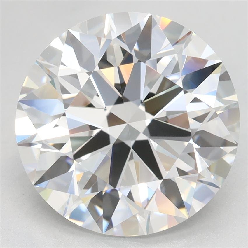 4.40ct D VVS2 Rare Carat Ideal Cut Round Lab Grown Diamond