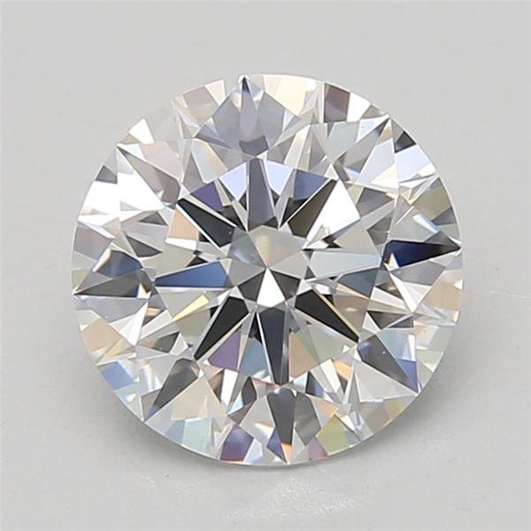 2.57ct E VVS2 Rare Carat Ideal Cut Round Lab Grown Diamond