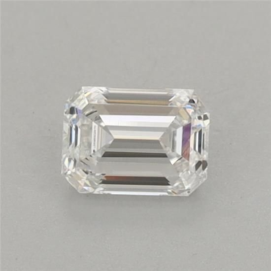 0.52ct D VVS2 Excellent Cut Emerald Lab Grown Diamond