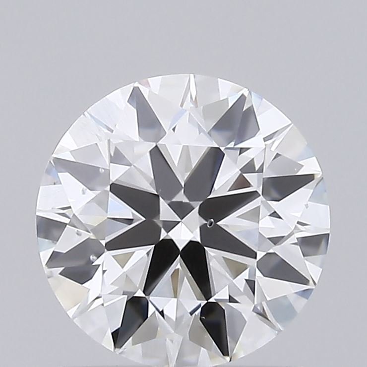 0.96ct E SI1 Rare Carat Ideal Cut Round Lab Grown Diamond