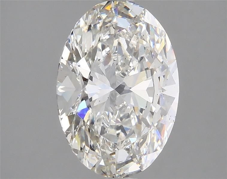 2.22ct H VS2 Rare Carat Ideal Cut Oval Lab Grown Diamond