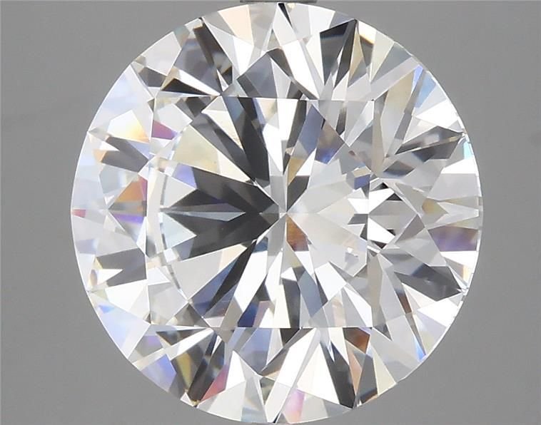 5.51ct G VVS2 Rare Carat Ideal Cut Round Lab Grown Diamond