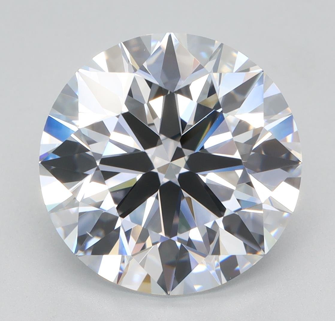 4.01ct E IF Rare Carat Ideal Cut Round Lab Grown Diamond