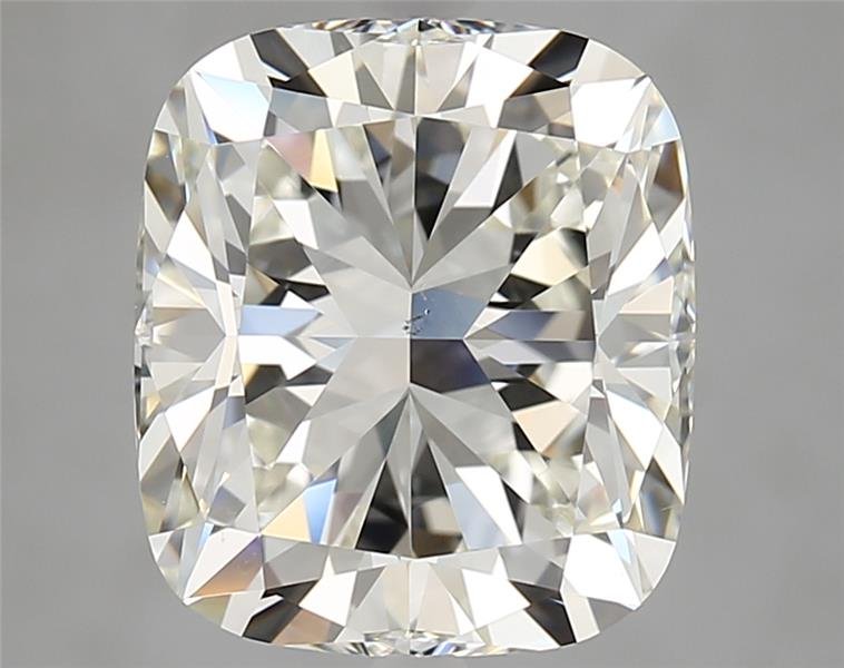 5.07ct J VS2 Rare Carat Ideal Cut Cushion Diamond