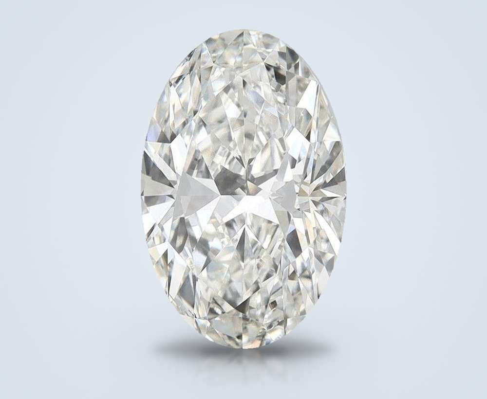 3.78 Carat Oval Lab Diamond