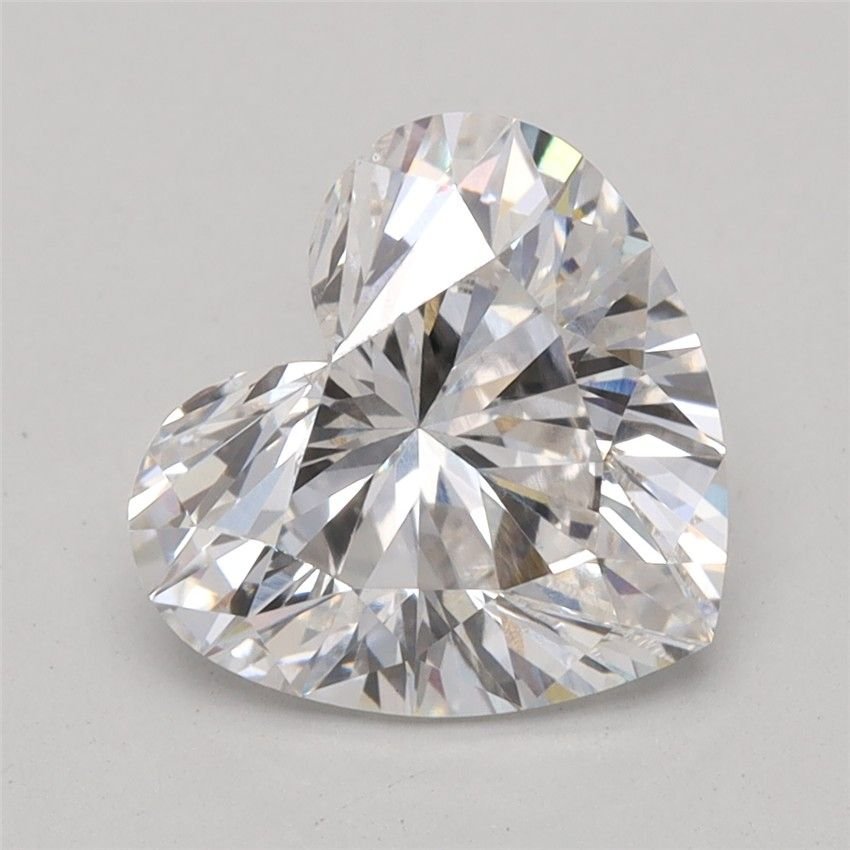 1.63ct F VVS2 Rare Carat Ideal Cut Heart Lab Grown Diamond
