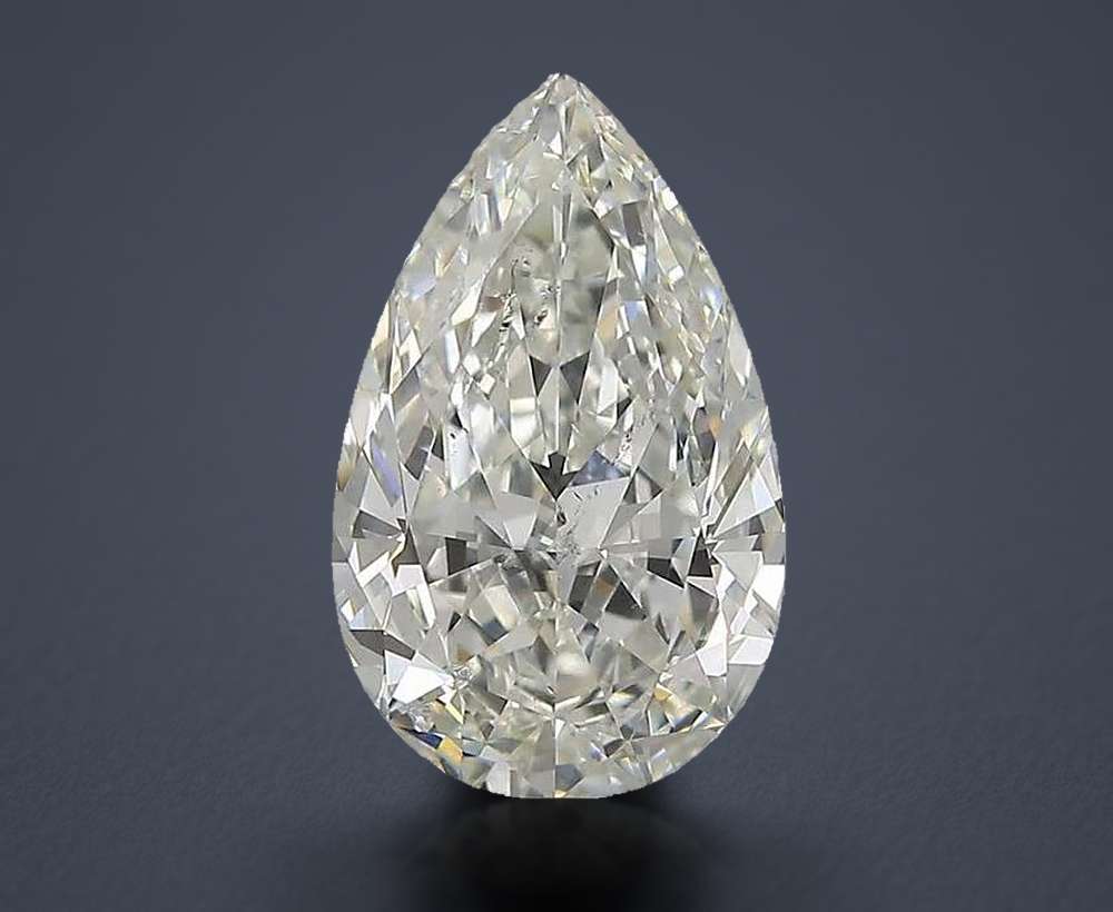 2.50 Carat Pear Natural Diamond