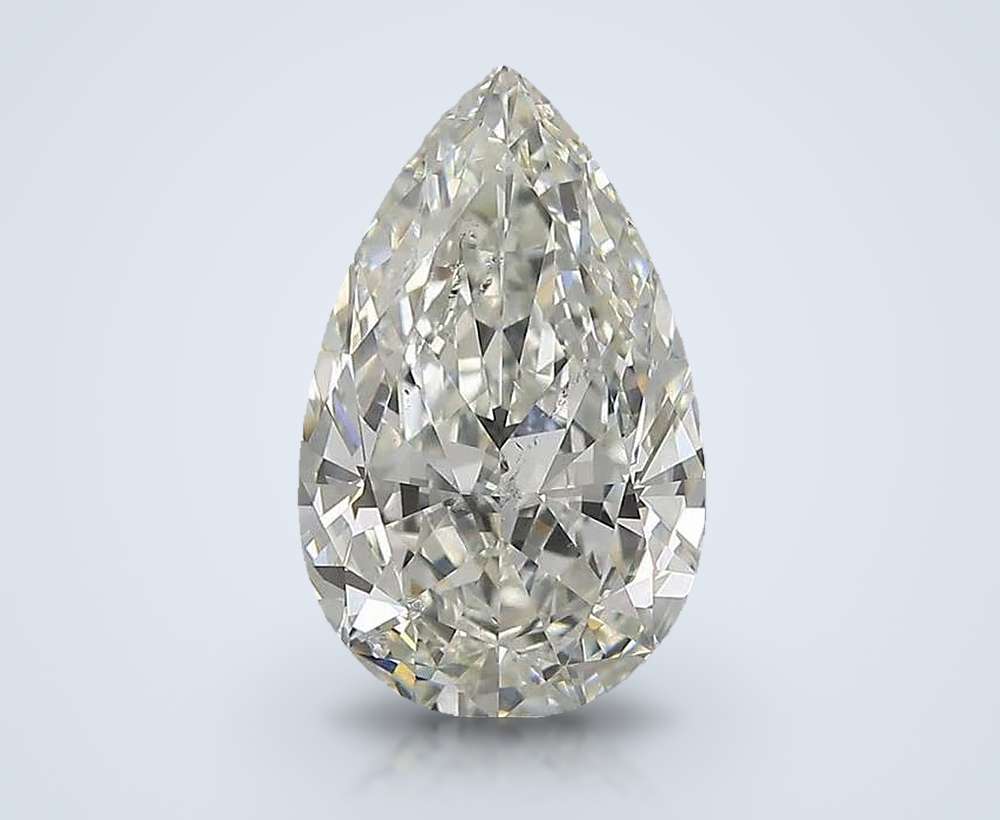2.50 Carat Pear Natural Diamond