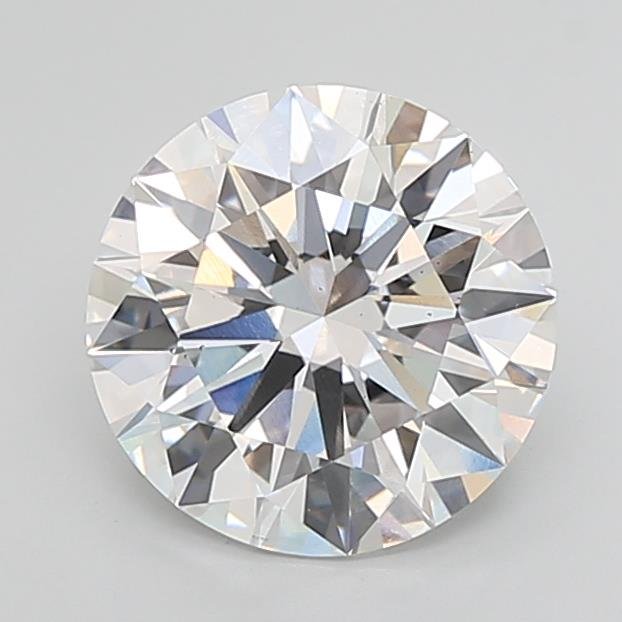 4.07ct E VS2 Rare Carat Ideal Cut Round Lab Grown Diamond