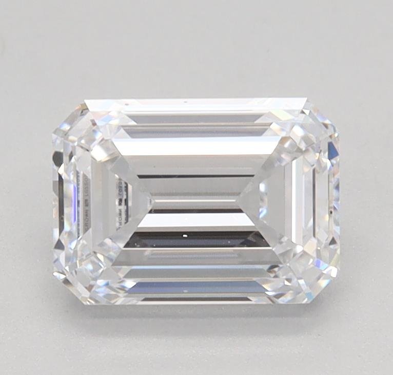 1.01ct D VVS2 Rare Carat Ideal Cut Emerald Lab Grown Diamond