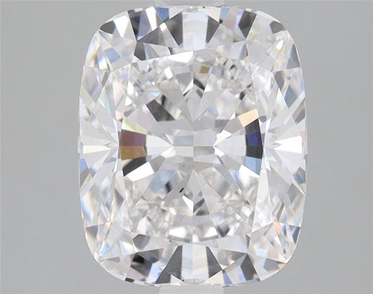 2.09ct F SI1 Rare Carat Ideal Cut Cushion Lab Grown Diamond