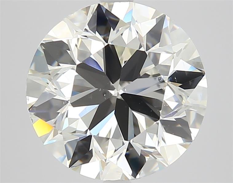 4.02ct K SI2 Very Good Cut Round Diamond