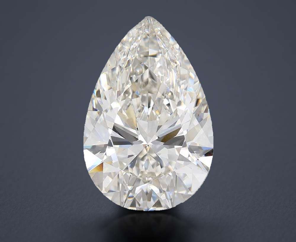 4.64 Carat Pear Lab Diamond