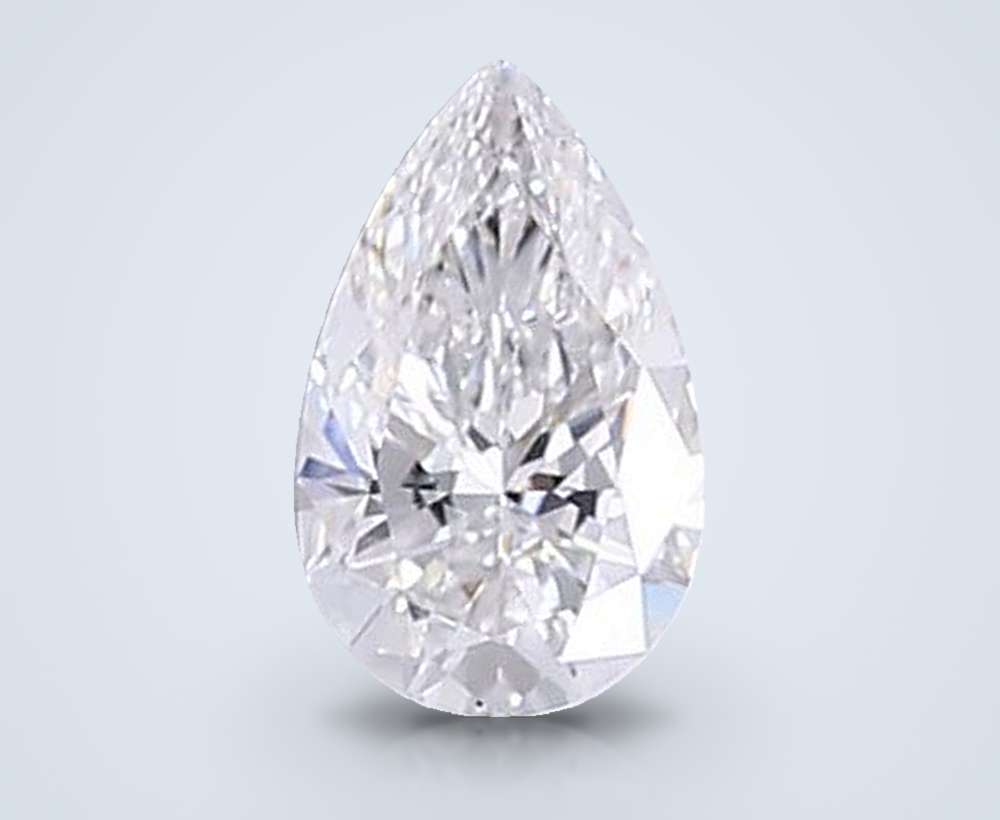 3.02 Carat Pear Lab Diamond