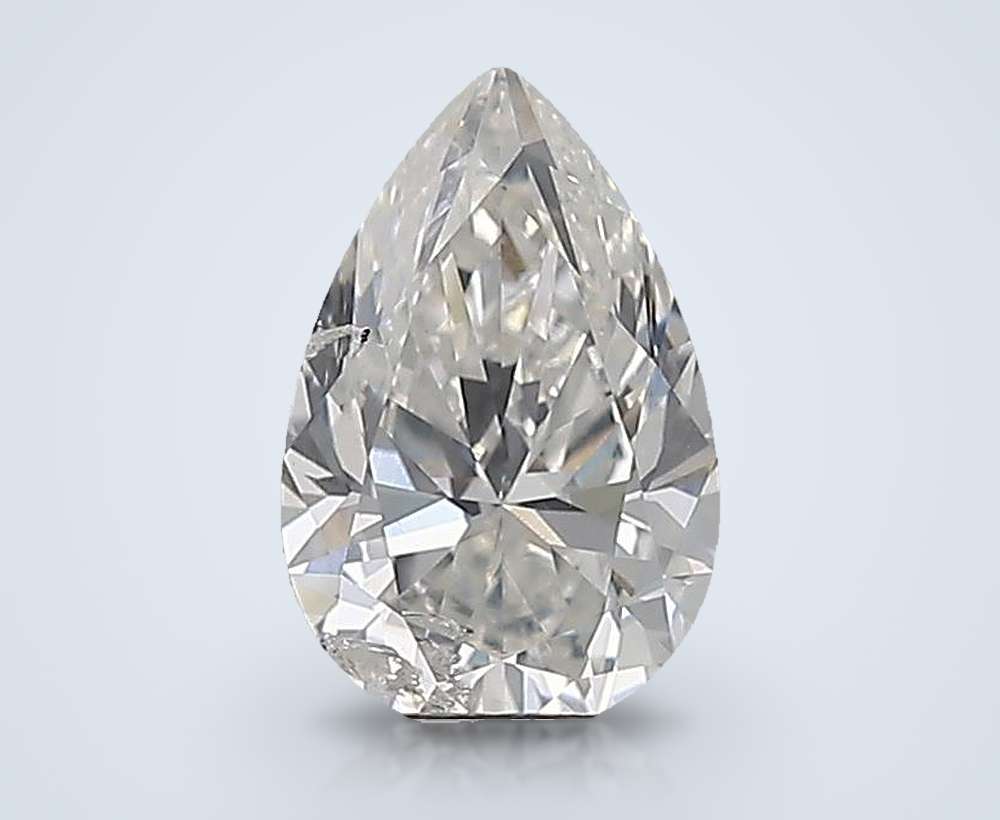0.97 Carat Pear Natural Diamond