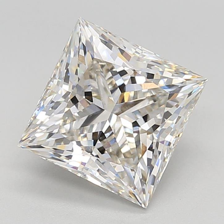 4.02ct H VS1 Rare Carat Ideal Cut Princess Lab Grown Diamond