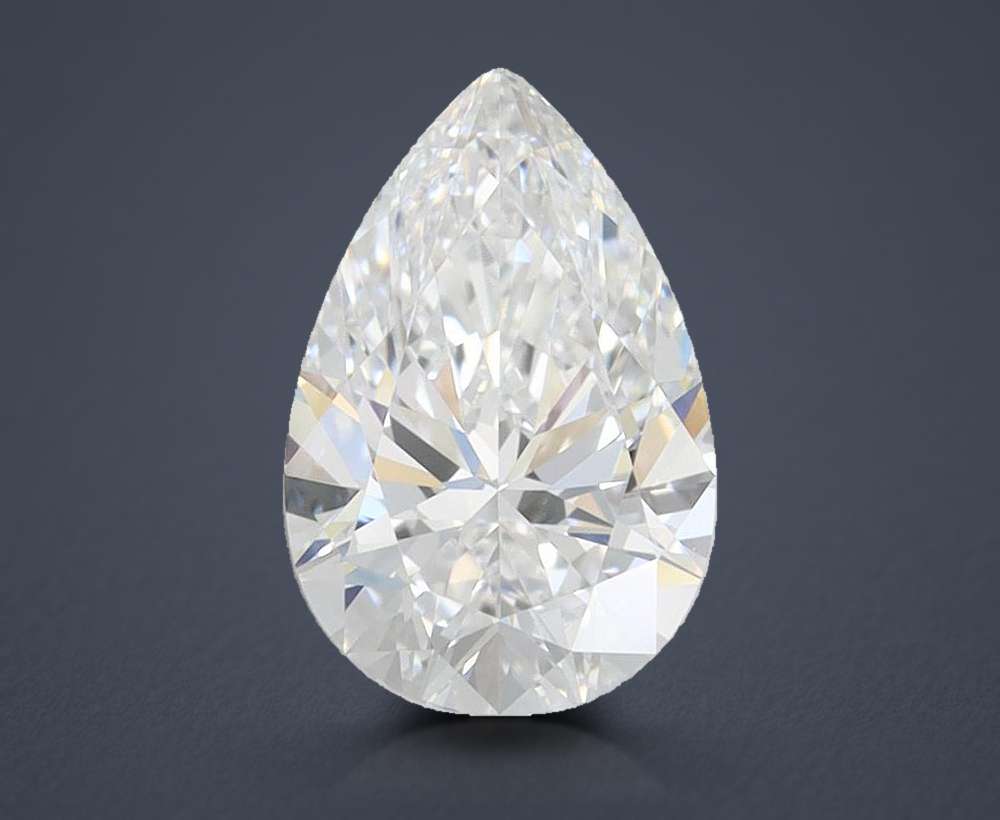 1.39 Carat Pear Lab Diamond