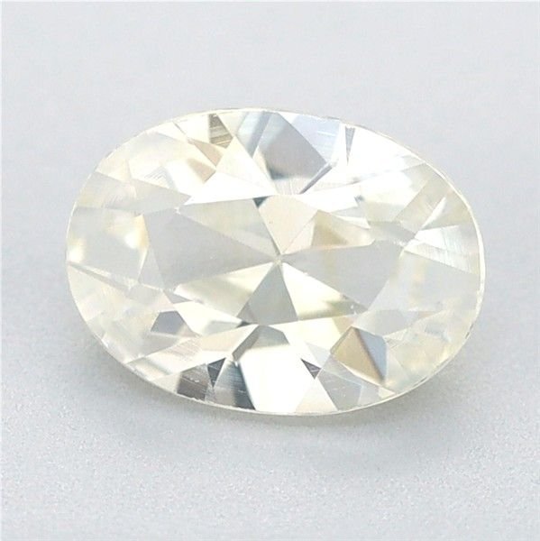 0.57 Carat Yellow Oval Sapphire