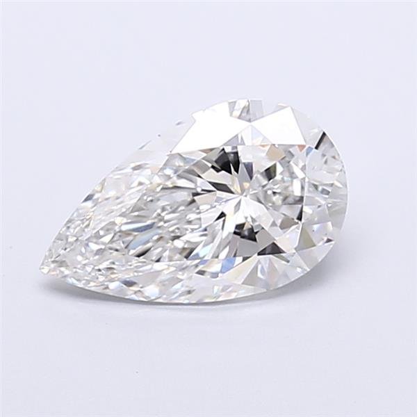 3.23ct F VS1 Rare Carat Ideal Cut Pear Lab Grown Diamond