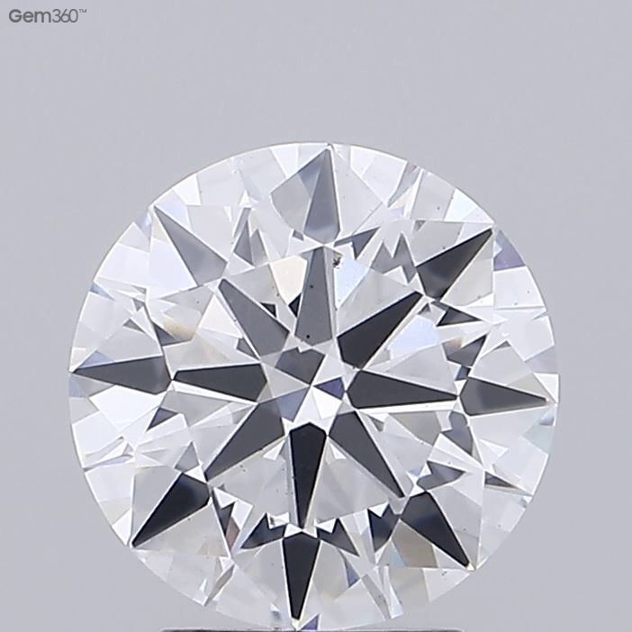 2.60ct D VS2 Rare Carat Ideal Cut Round Lab Grown Diamond