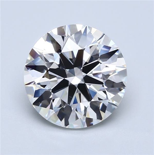 5.02ct G VS2 Rare Carat Ideal Cut Round Diamond