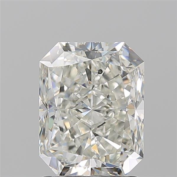 2.01ct J SI2 Rare Carat Ideal Cut Radiant Diamond