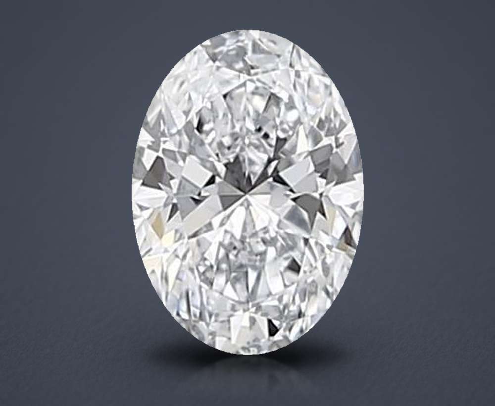 0.53 Carat Oval Lab Diamond