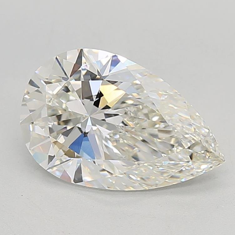 3.02ct G VVS2 Rare Carat Ideal Cut Pear Lab Grown Diamond