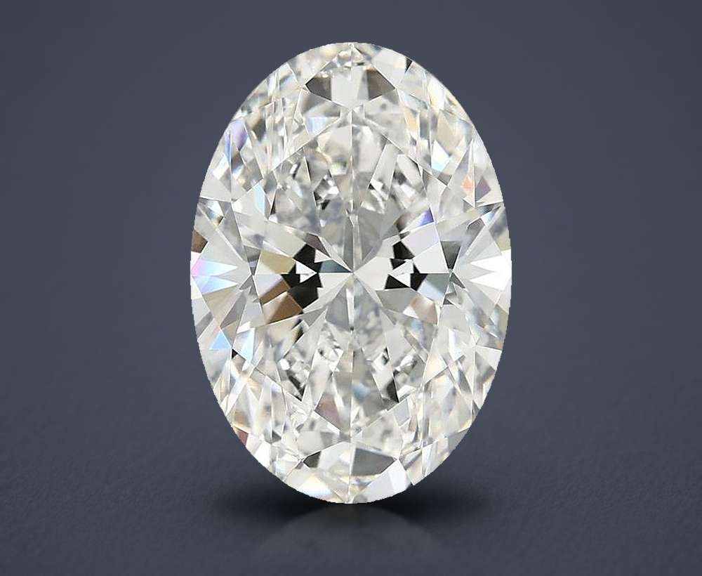 4.00 Carat Oval Lab Diamond