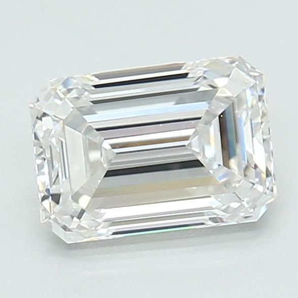 1.19ct D VVS2 Rare Carat Ideal Cut Emerald Lab Grown Diamond