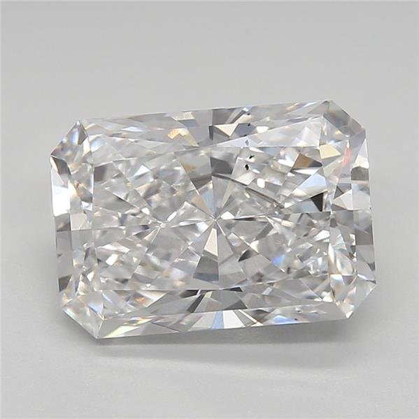 3.03ct E SI1 Rare Carat Ideal Cut Radiant Lab Grown Diamond