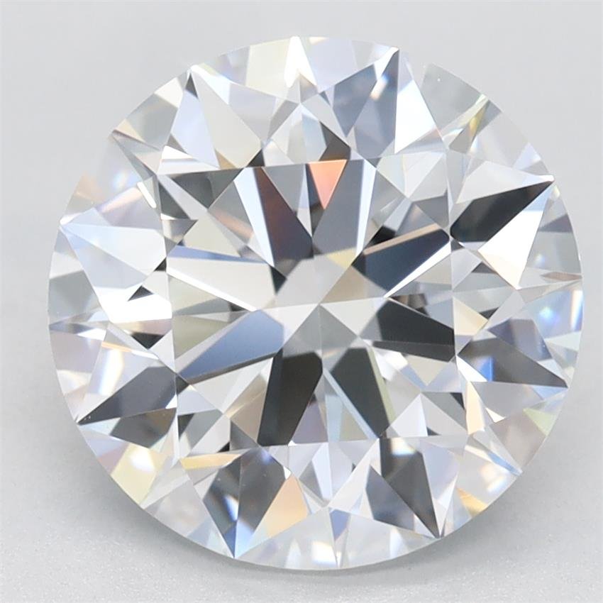 3.15ct F VVS1 Rare Carat Ideal Cut Round Lab Grown Diamond