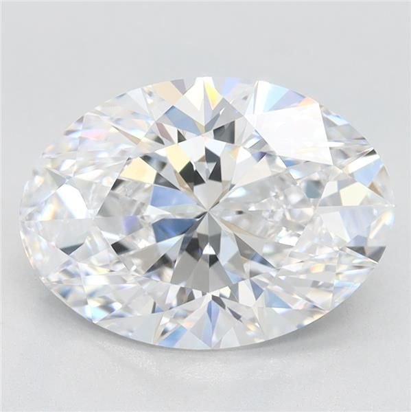 2.64ct D VVS1 Rare Carat Ideal Cut Oval Lab Grown Diamond