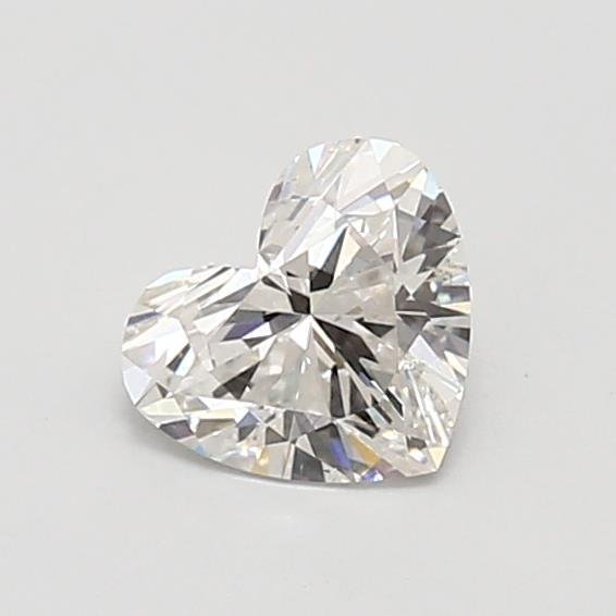 0.87ct F VS2 Rare Carat Ideal Cut Heart Lab Grown Diamond