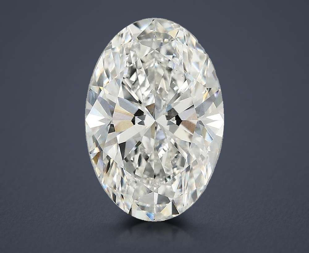 3.44 Carat Oval Lab Diamond