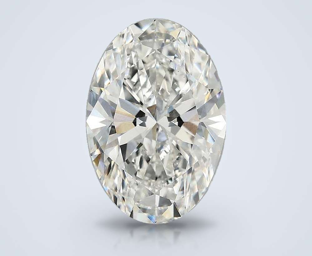 3.44 Carat Oval Lab Diamond
