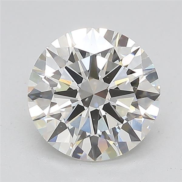 2.02ct F VVS2 Excellent Cut Round Lab Grown Diamond