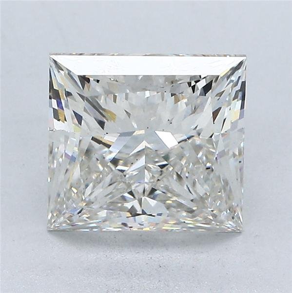 3.39ct I SI1 Rare Carat Ideal Cut Princess Lab Grown Diamond