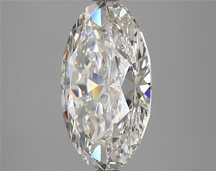 4.53ct H VS2 Rare Carat Ideal Cut Oval Lab Grown Diamond