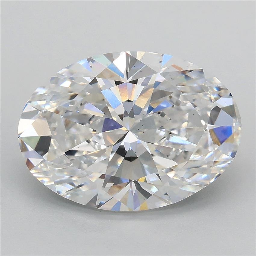 3.55ct D VS2 Rare Carat Ideal Cut Oval Lab Grown Diamond