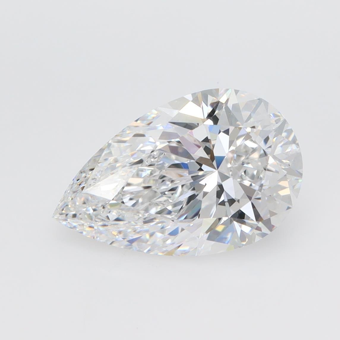 2.07ct E VS1 Rare Carat Ideal Cut Pear Lab Grown Diamond