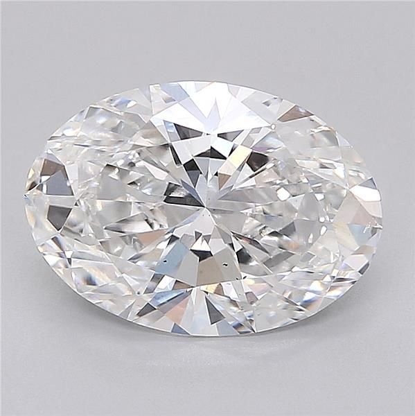 4.02ct E VS2 Rare Carat Ideal Cut Oval Lab Grown Diamond