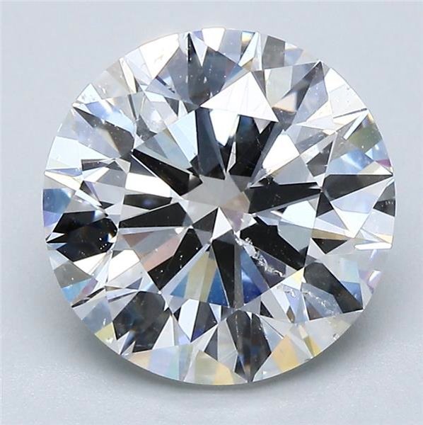 3.60ct F SI2 Rare Carat Ideal Cut Round Diamond